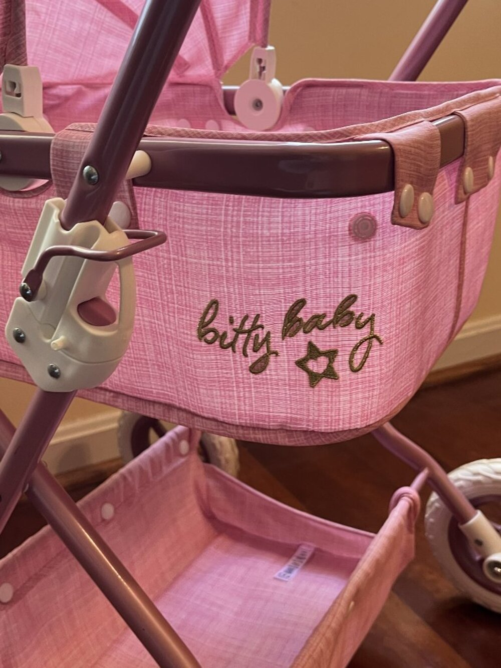 American Girl Bitty Baby Bassinet Stroller - Picture 5 of 9